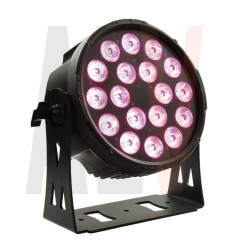 225400 STARWAY SLIMKOLOR 18 10 UHD - Proyector de 18 LED de 10 W RGBWA + UV