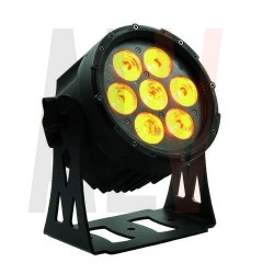 225410 STARWAY SLIMKOLOR 710 UHD - Projecteur de 7 LED de 10W RVBWA+UV