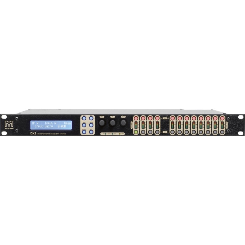 PROCESADOR DE DIFUSIÓN DE AUDIO DX2 4X8 MARTIN