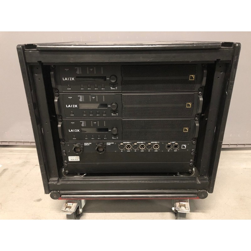  LA-RAK II (3 x LA12X) L- CONTROLADOR AMPLIFICADO DE ACÚSTICA 