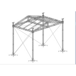 SCENE COUVERTE  EUROTRUSS 12 X 10