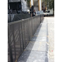 CRASH BARRIERE NOIRE 1M STACCO (LOT DE 52)