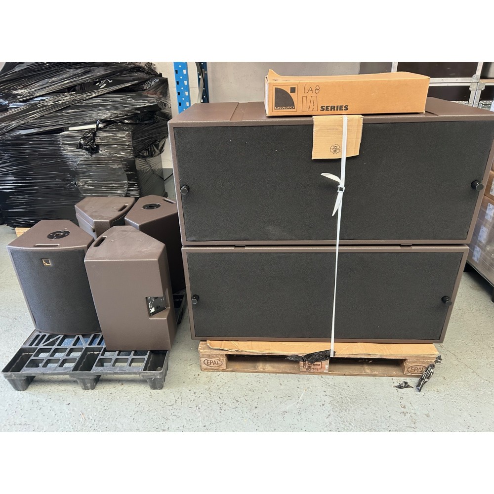 LOTE DE 04 X ALTAVOZ MTD112 +  SB218 + LA8  L-ACOUSTICS